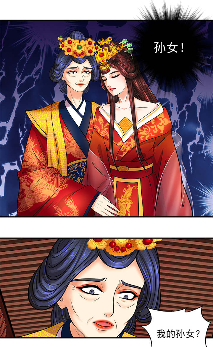 蛇蝎不好惹：弃后也妖娆漫画,第8章：我的孙女啊2图