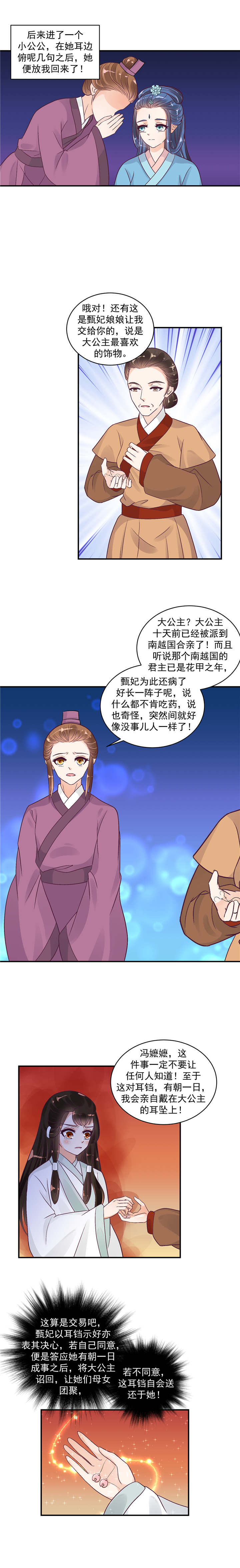 蛇蝎不好惹：弃后也妖娆漫画,第44章：超开心哒5图