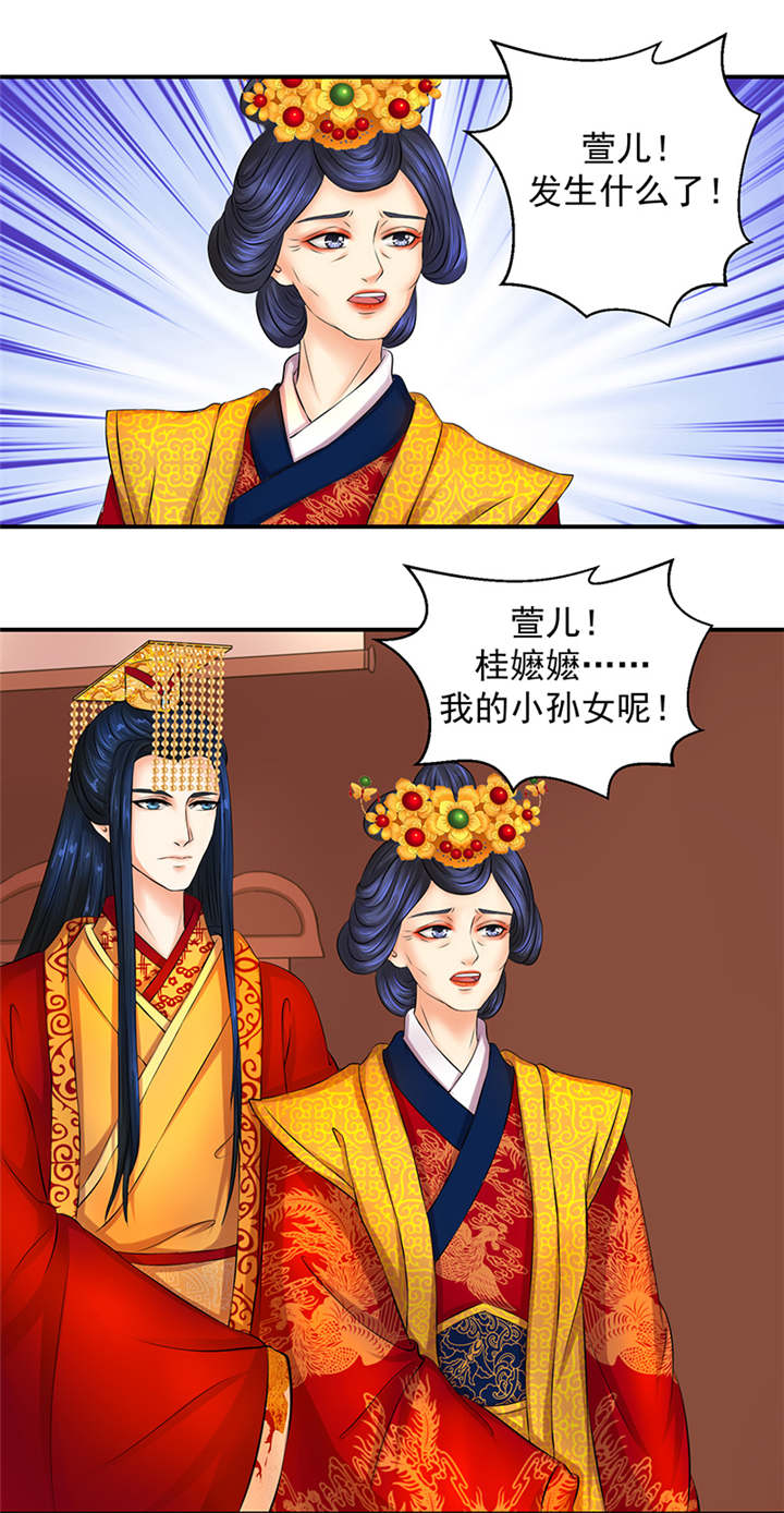 蛇蝎不好惹：弃后也妖娆漫画,第8章：我的孙女啊4图