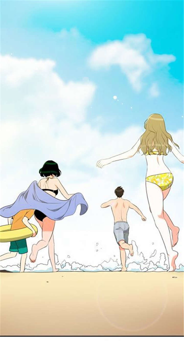 同步穿越漫画,第31章：海边度假1图