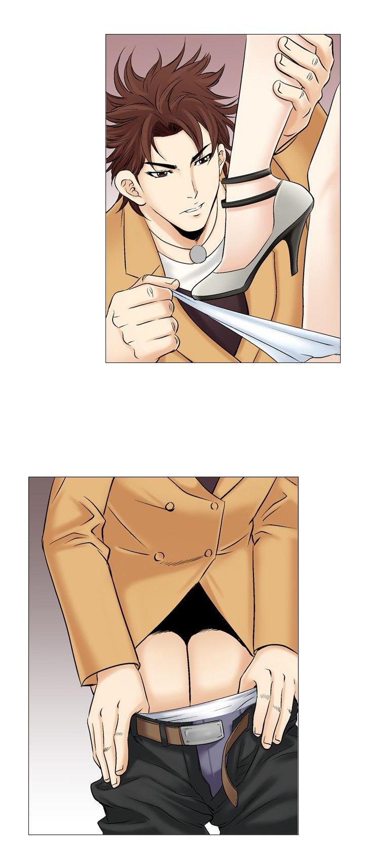 心灵猎手漫画,第40章：厕所里的疯狂1图