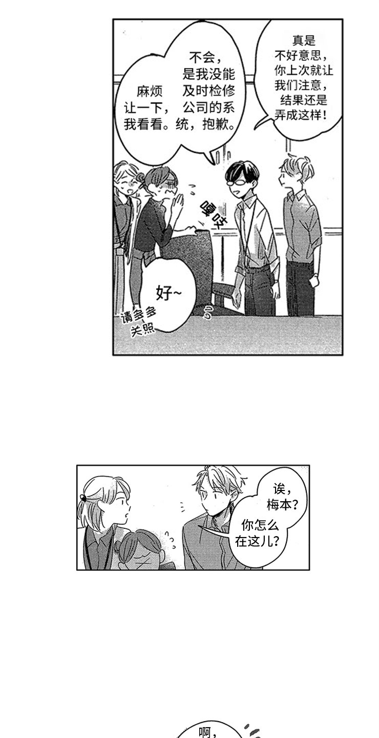 天降小狼狗漫画,第2章：窒息的现实3图
