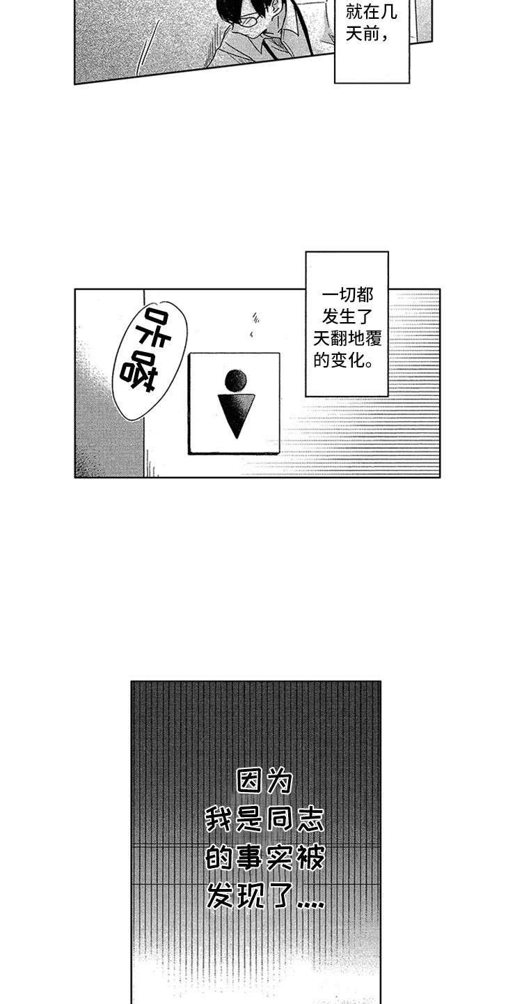 天降小狼狗漫画,第1章：社会性死亡3图