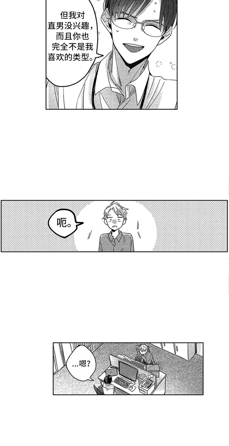 天降小狼狗漫画,第2章：窒息的现实4图