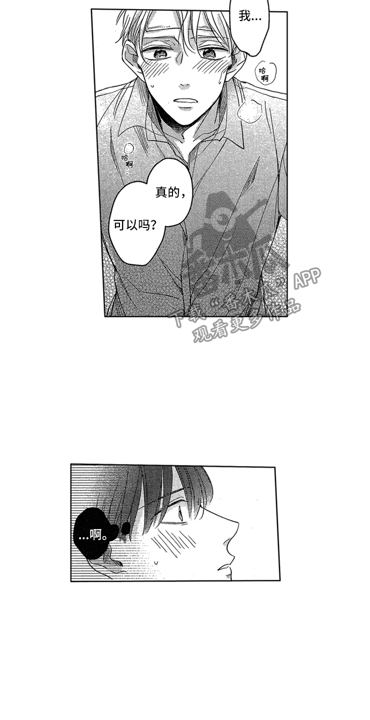 天降小狼狗漫画,第21章：心潮澎湃3图