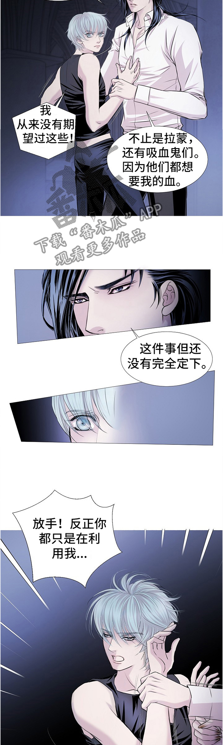 渴望之血小说漫画,第60章：最安全也最危险2图