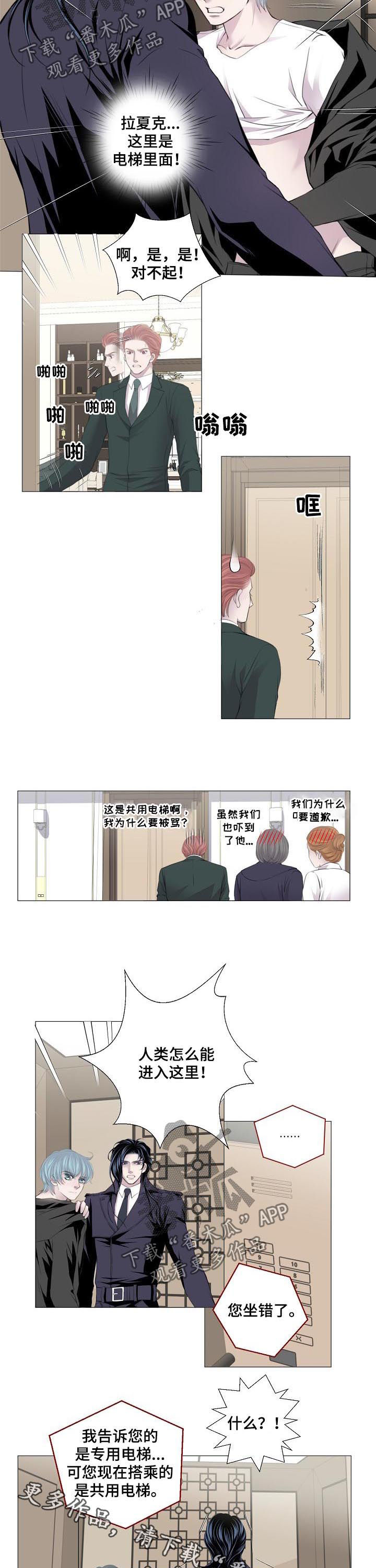 渴望之血小说漫画,第131章：电梯2图