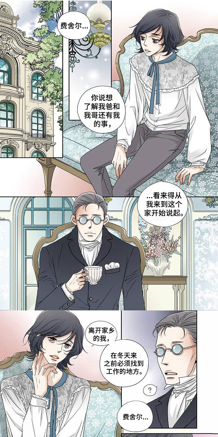 艾伦家布置风格漫画,第2章：第一束光1图