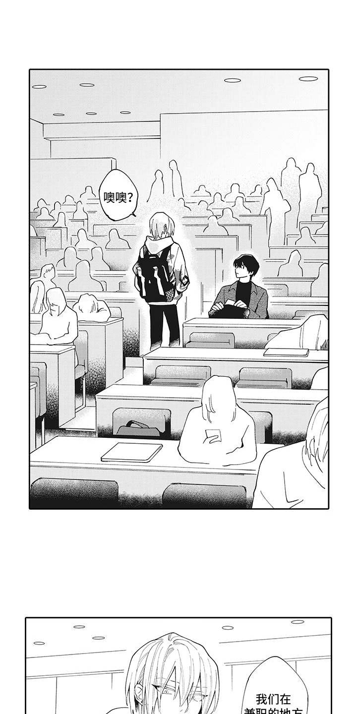 爱情技法漫画,第5章：搭话1图