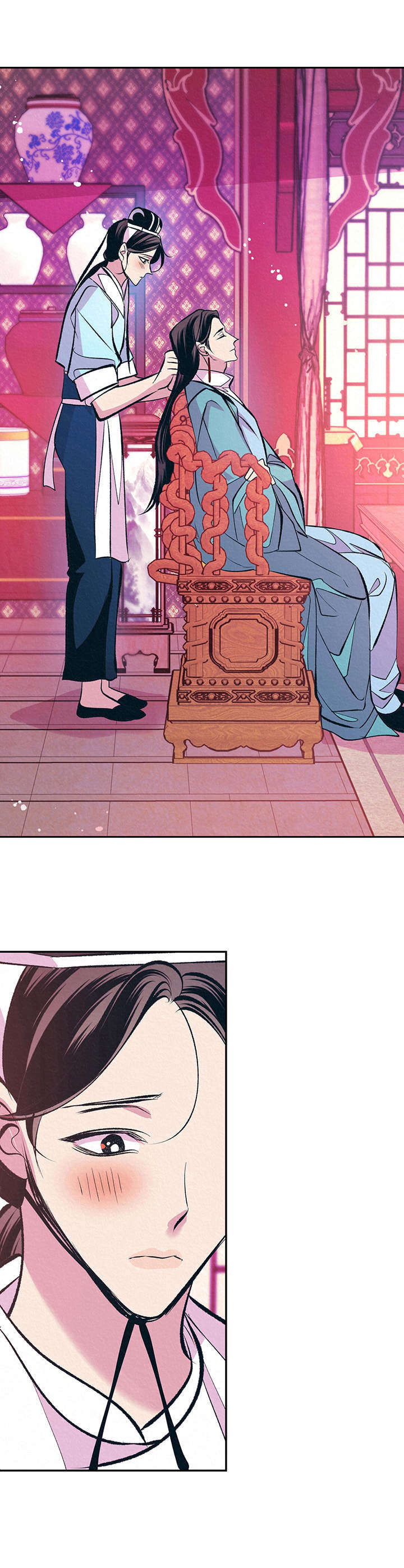 皇帝蟹和帝王蟹的区别漫画,第23章：默默看着2图