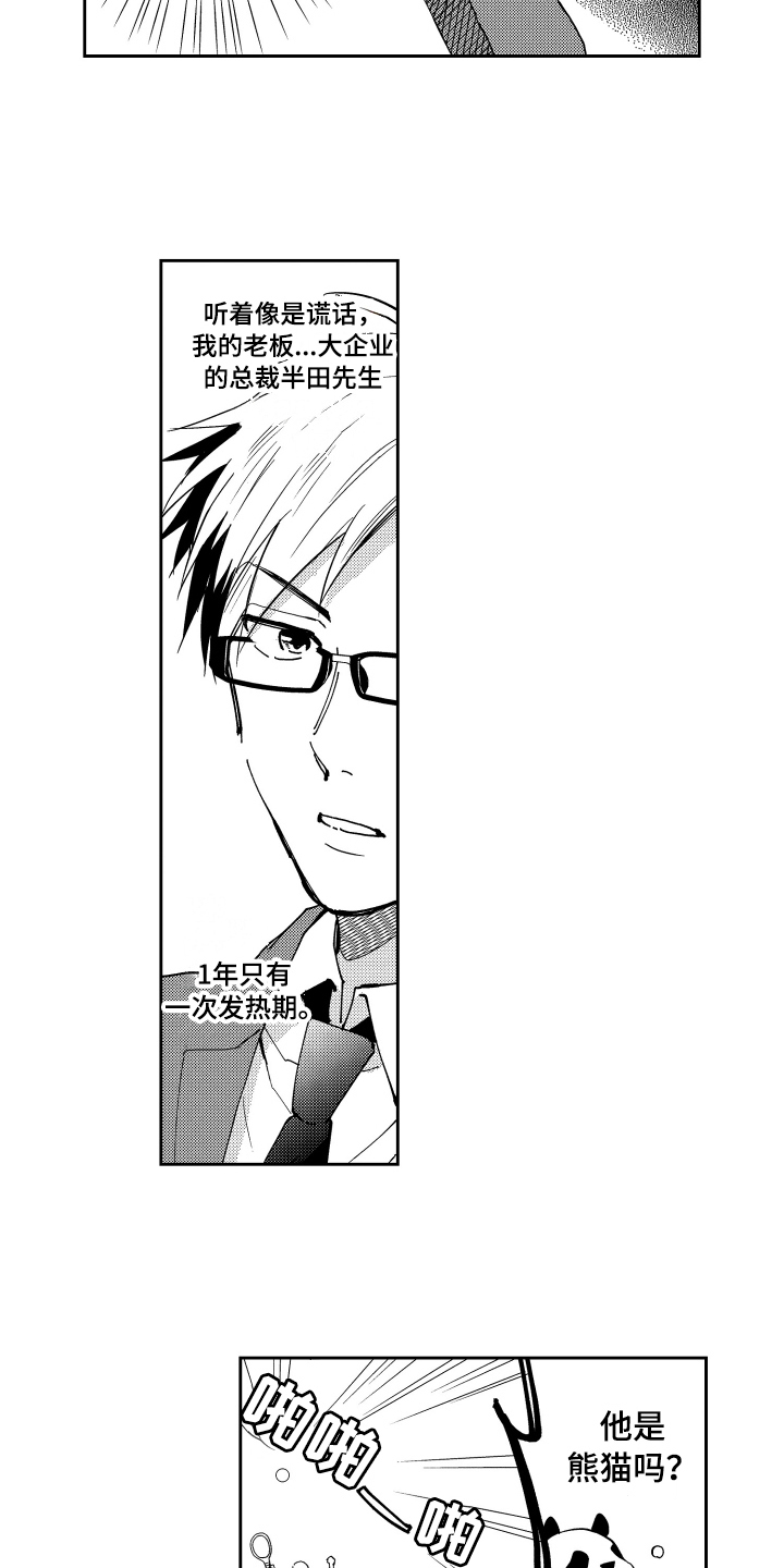 熊猫生活漫画,第2章：应聘成功1图