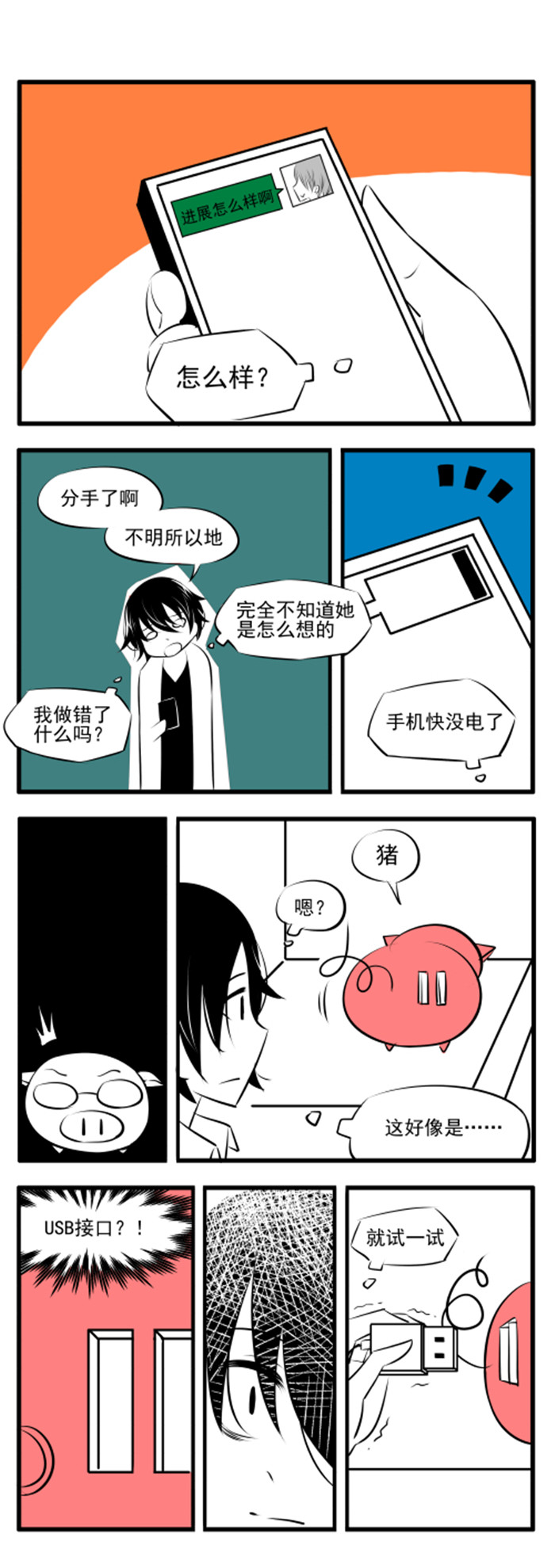土包女恋爱养成记漫画,第26章：所以？1图