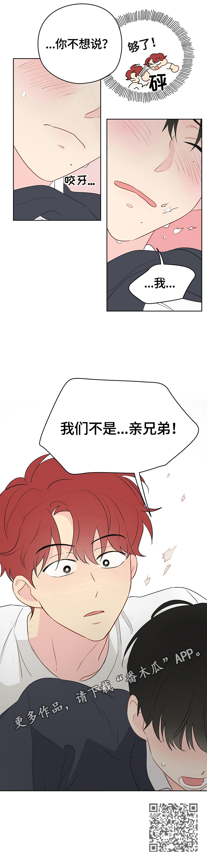 奇怪的梦境漫画,第30章：不是亲兄弟1图