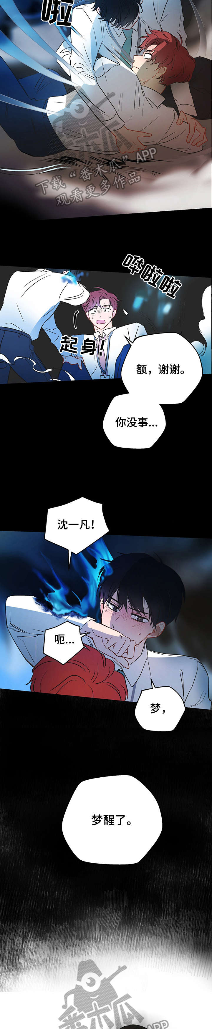 奇怪的梦境漫画,第6章：焚烧5图