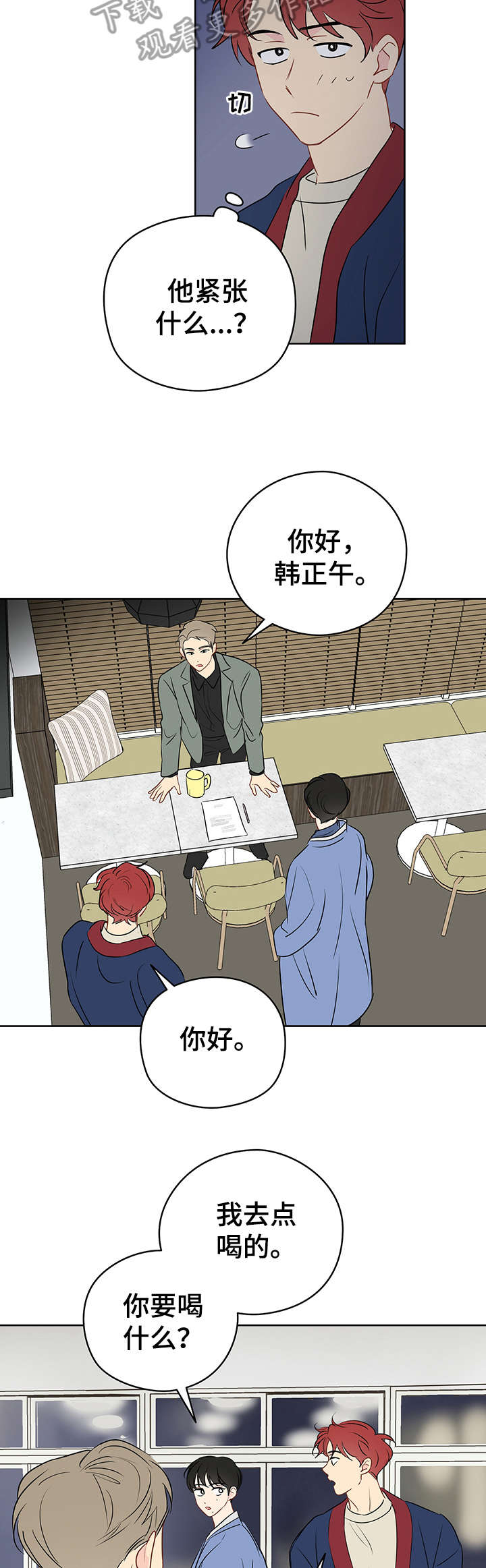 奇怪的梦境漫画,第22章：签合同1图