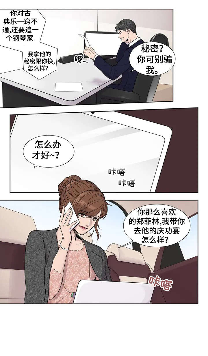 月光独舞现代舞漫画,第1章：钢琴家1图