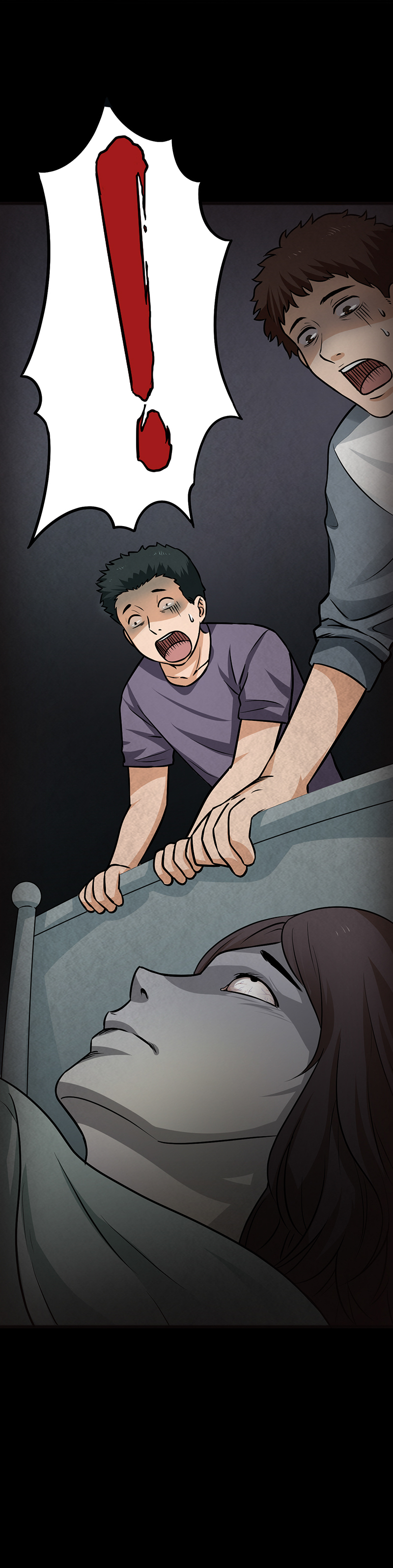 尸妻漫画,第8章：夜半敲门声4图