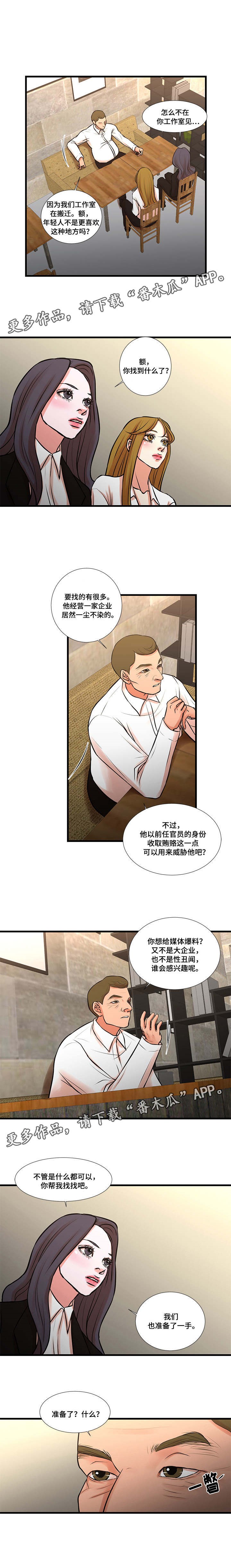不利循环漫画,第31章：威胁社长4图