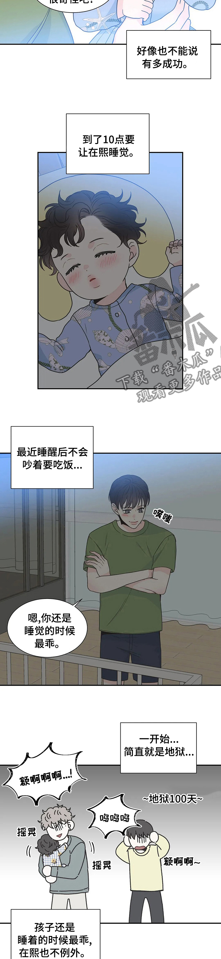 四叶草户型漫画,第139章：【番外完结】我的一天1图