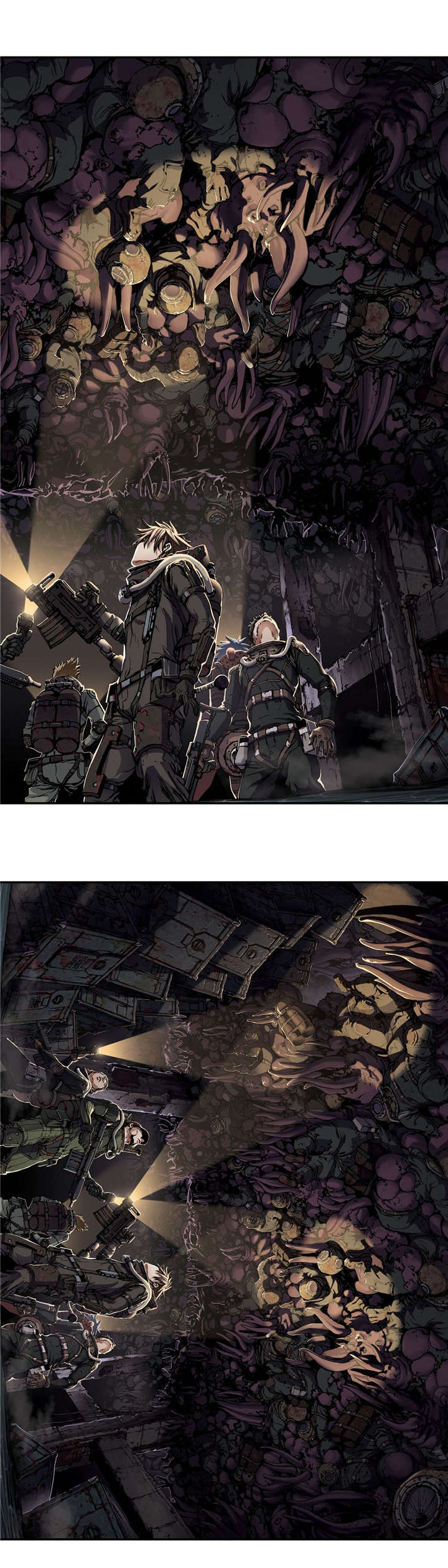 末世觉醒之入侵简介漫画,第67章：巢穴1图