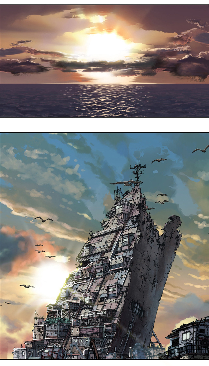 末世泽国漫画,第136章：再见,绿洲港1图