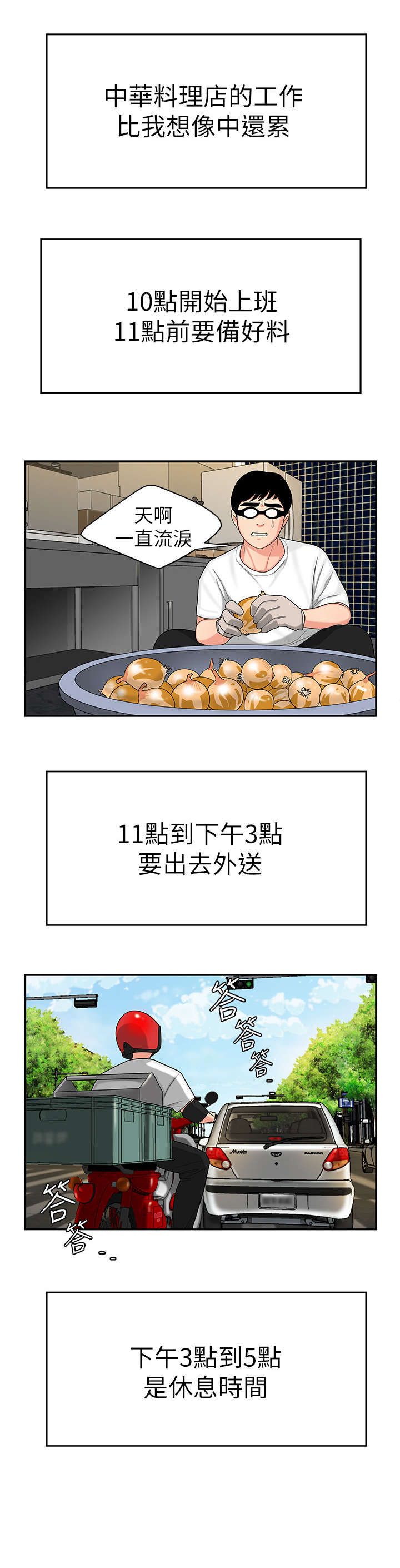 外卖应召漫画,第2章：辞职1图