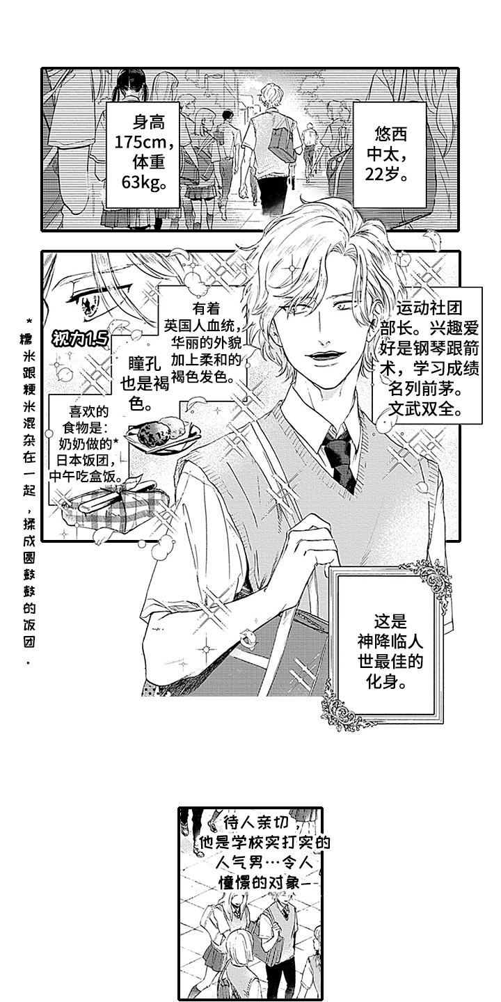 命运来到我身边漫画,第1章：暗恋1图