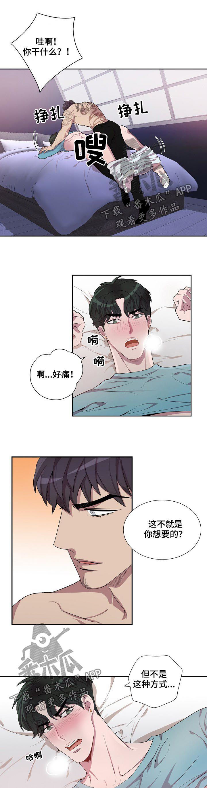 矛盾关系漫画,第54章：不要打我1图