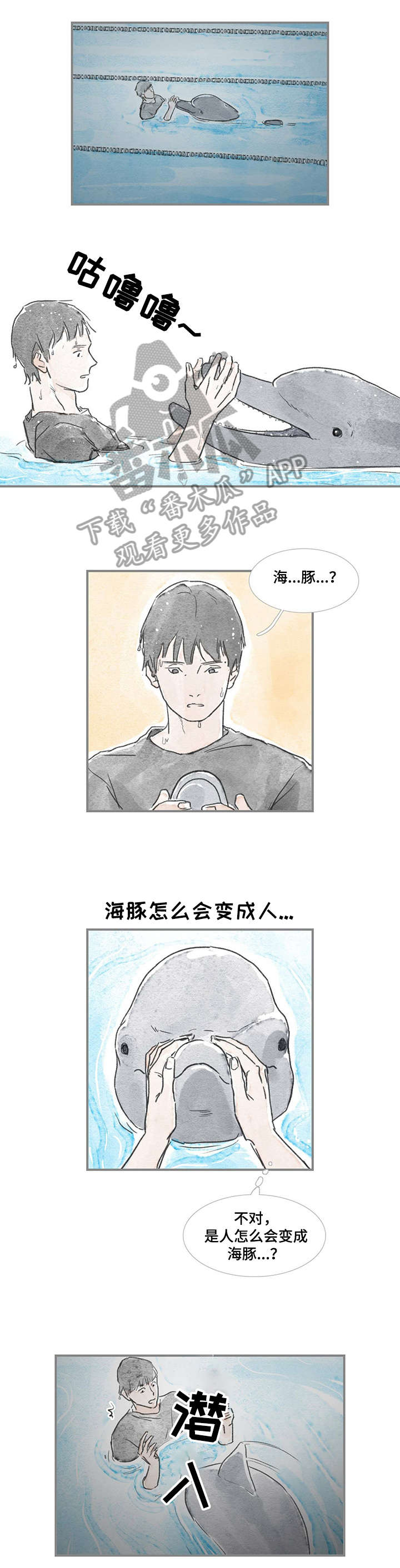 海豚教育直播漫画,第15章：海豚1图