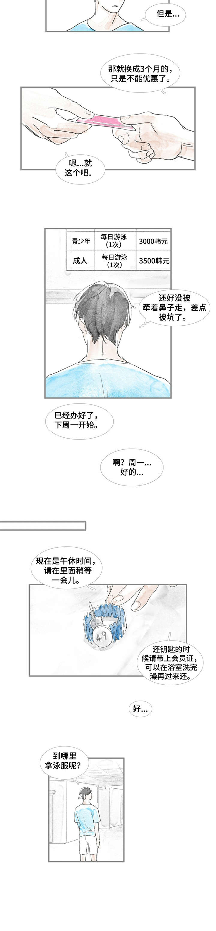 海豚训练师怎么考漫画,第1章：厌世4图