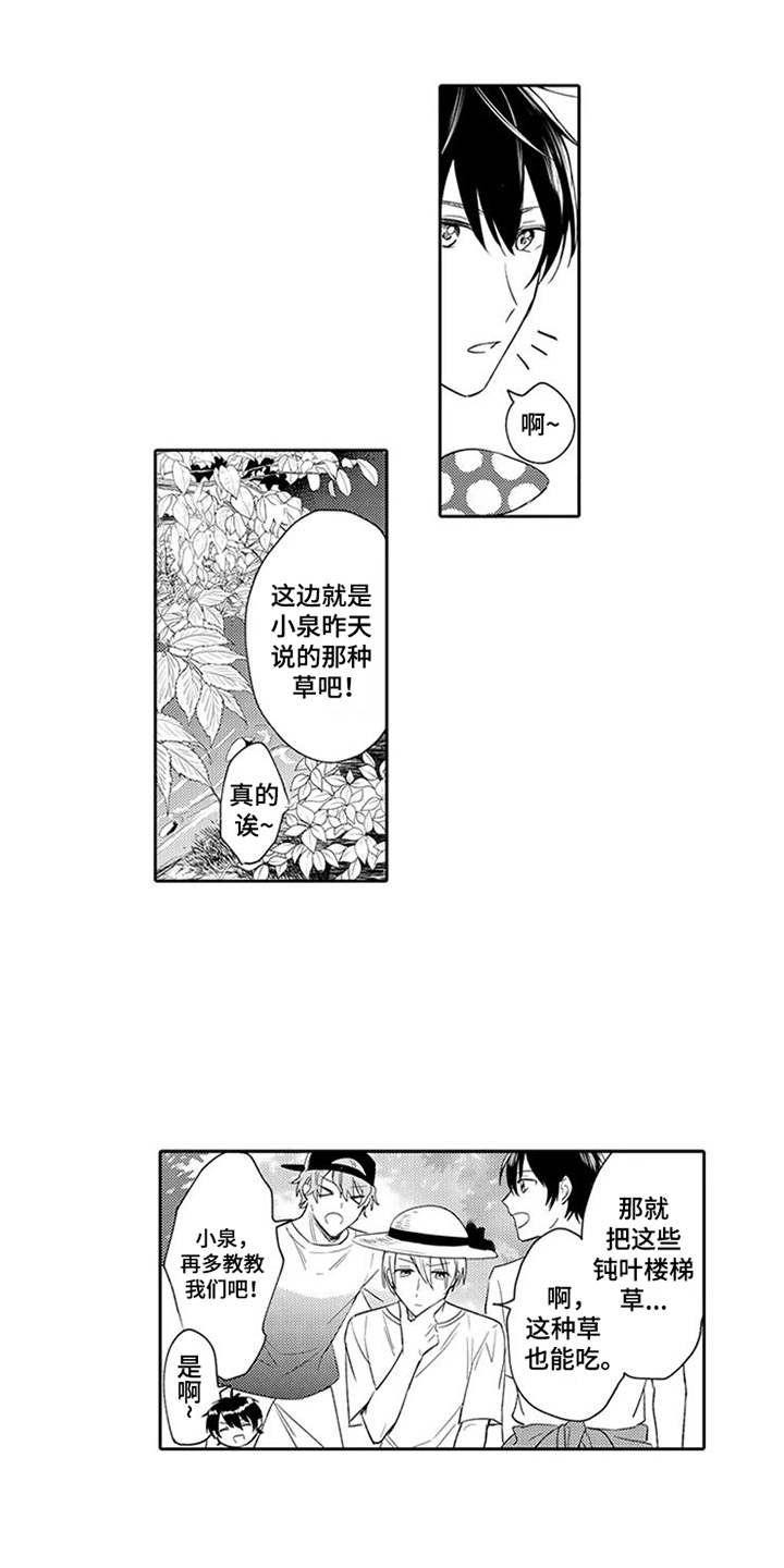 海岛漂流漫画,第8章：也会笑3图