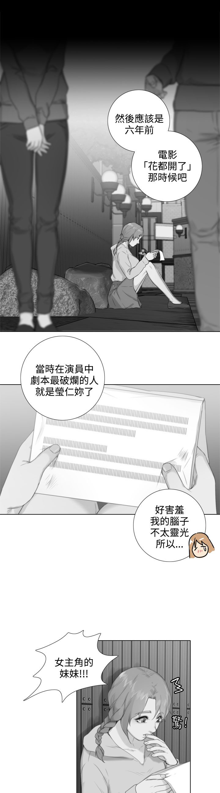 真实的表演漫画,第48章：大学路3图
