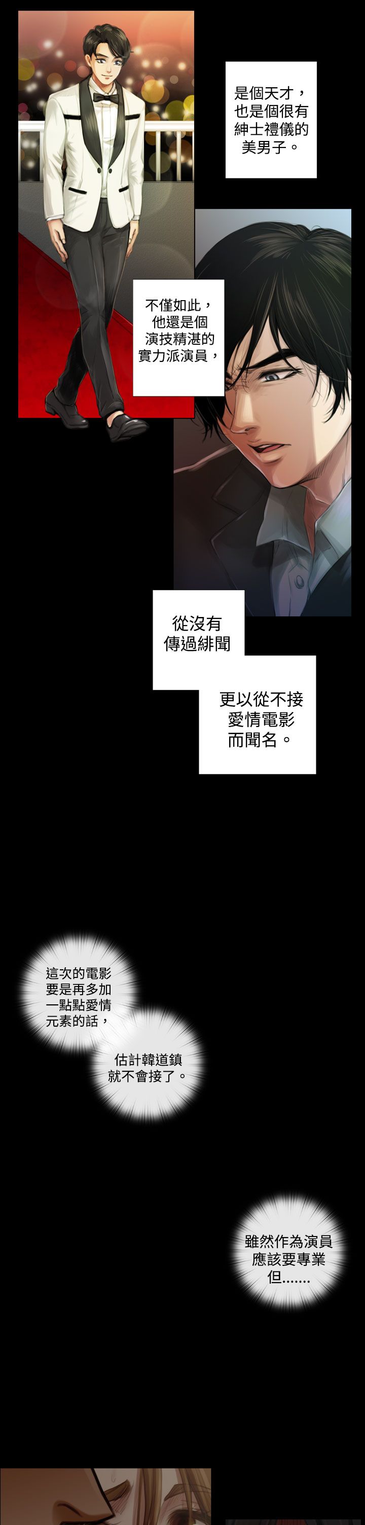 真实的表演漫画免费漫画,第2章：国民演员韓道鎮3图