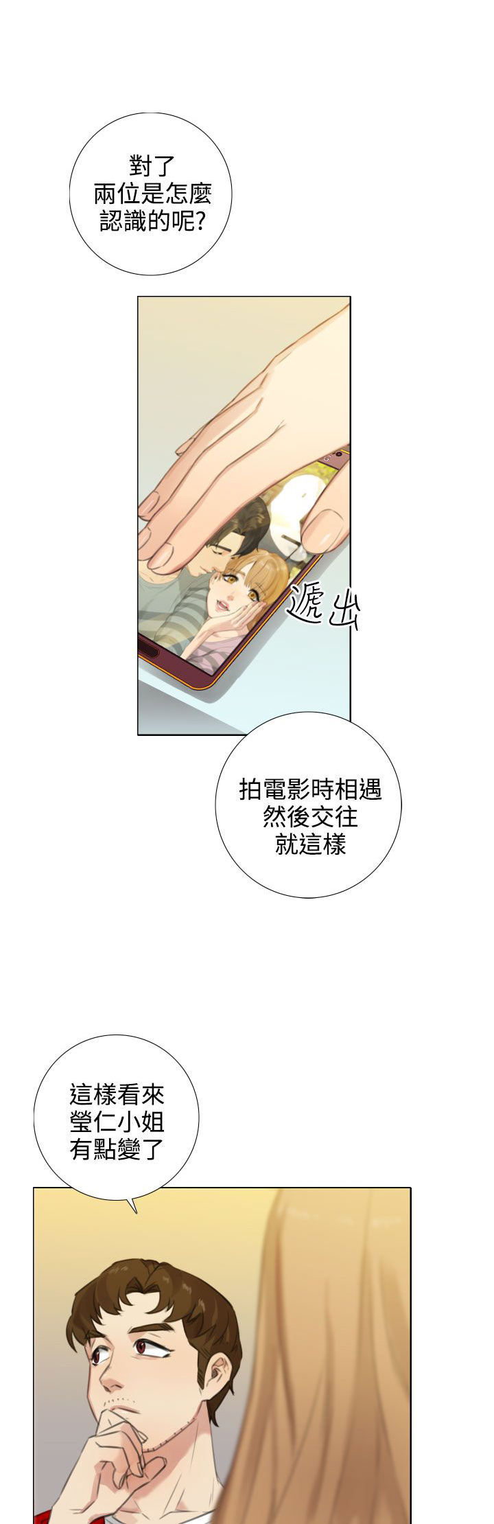 真实的表演漫画,第40章：保守秘密1图