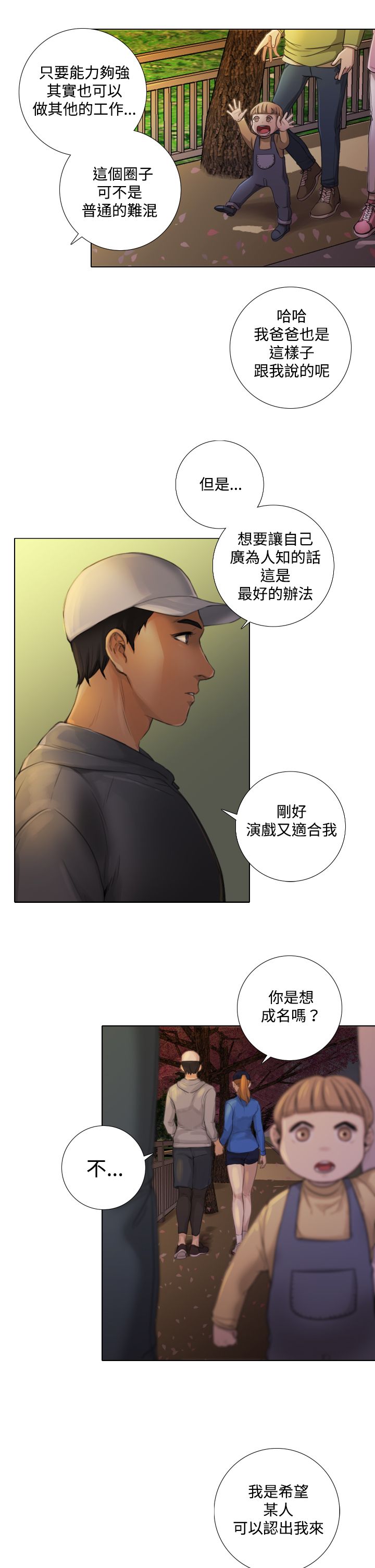 最真实的表演漫画,第19章：秘密约会1图