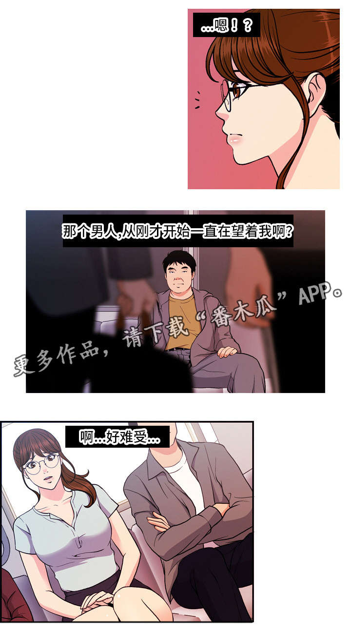 秘密身份漫画,第12章：地铁视线1图
