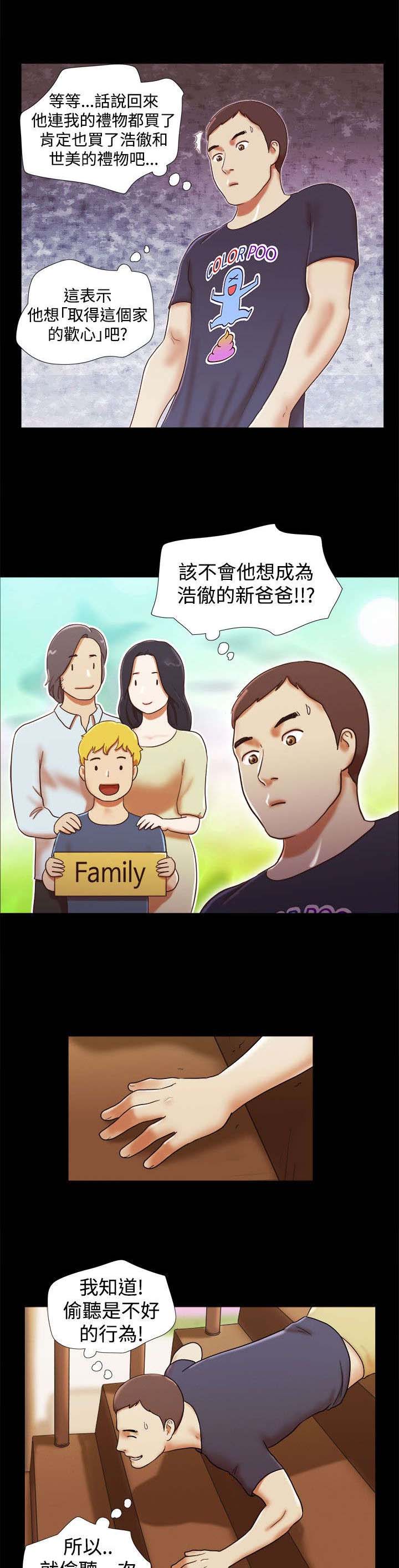 临时借宿漫画,第25章：偷听2图