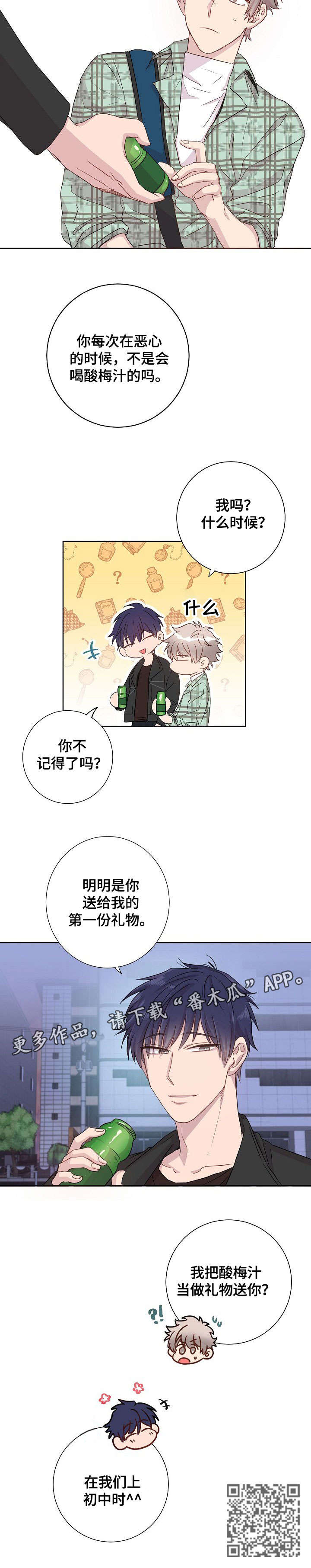 封尘记忆漫画,第12章：酸梅汁1图