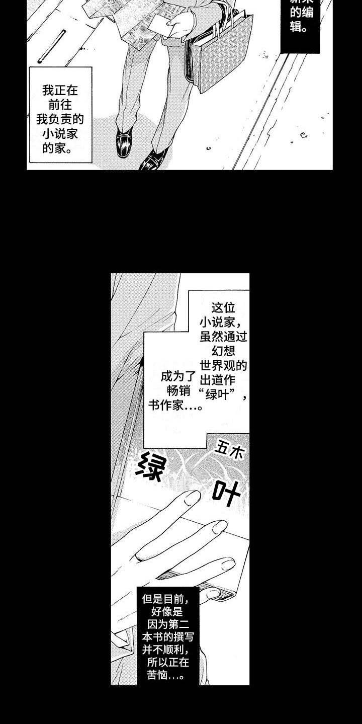 为作品而生漫画,第1章：小说家1图
