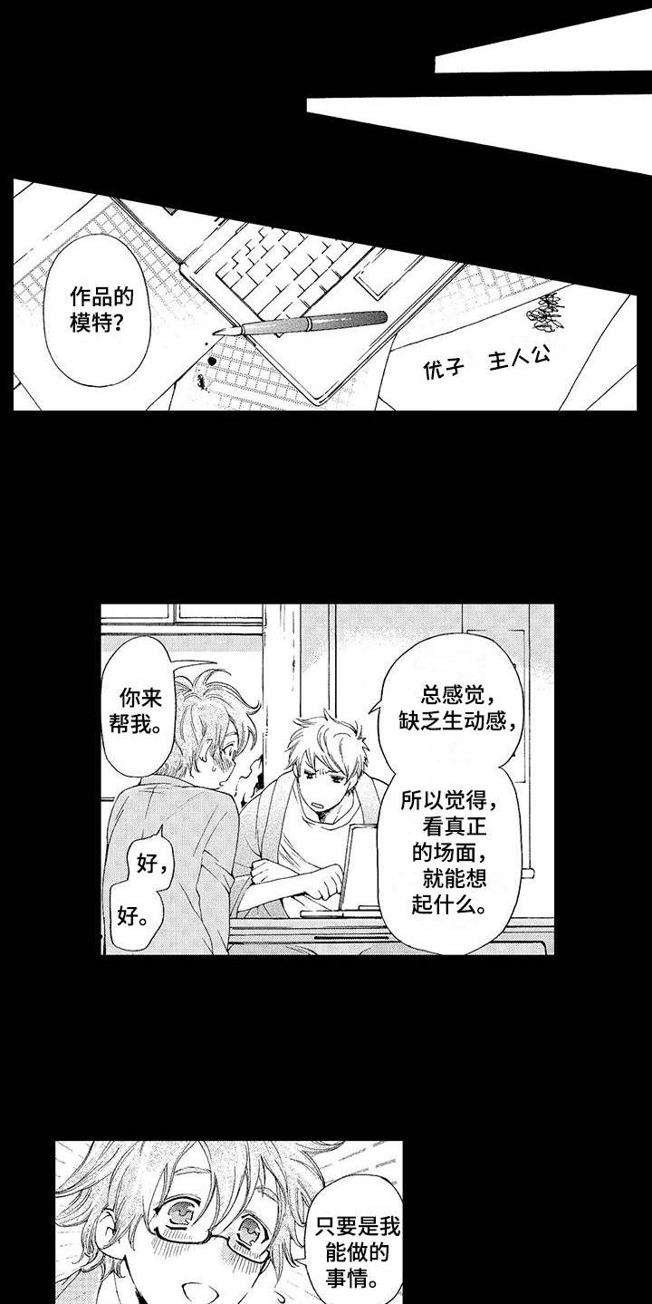 为作品而生漫画,第3章：为了作品1图