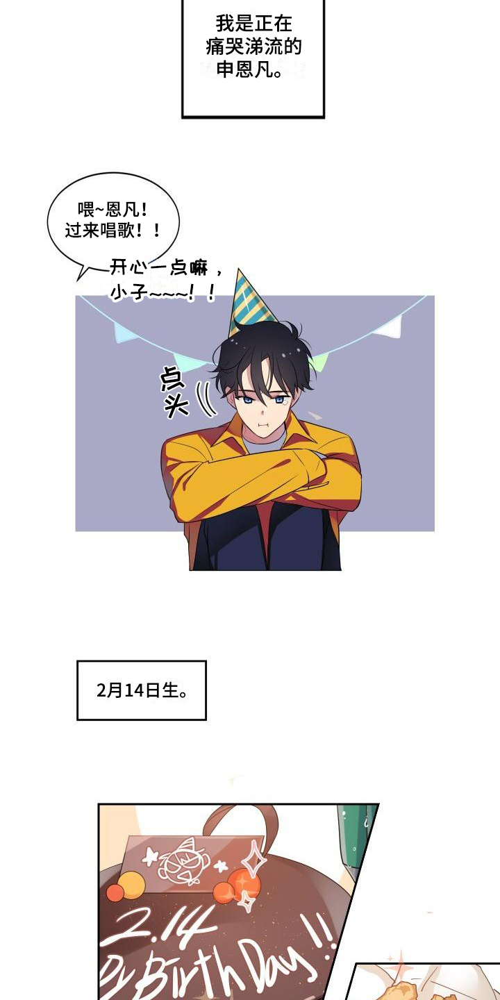 明天告诉你漫画,第1章：生日2图