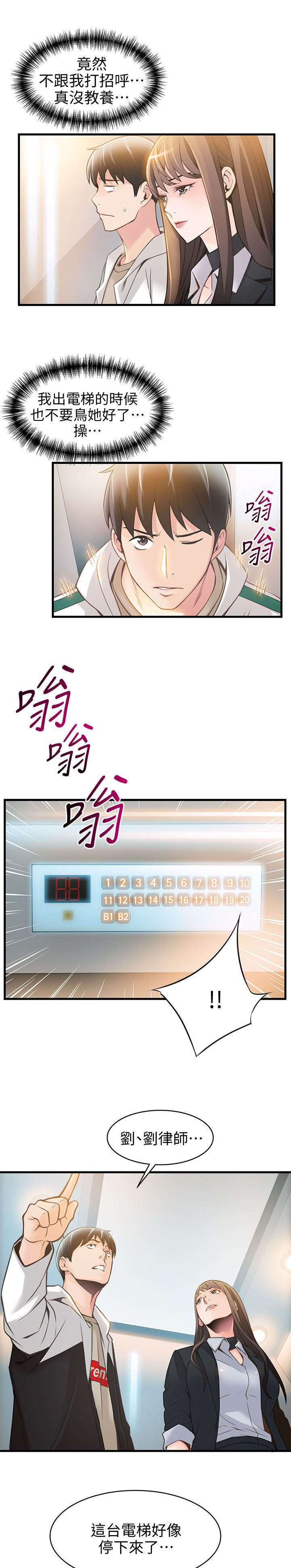 西洋事务所漫画,第21章：电梯内2图