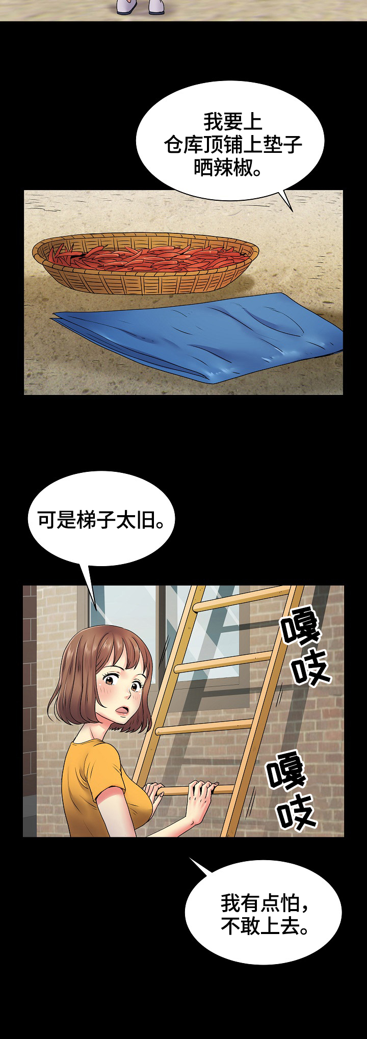 刻意扭曲漫画,第15章：扶梯子3图