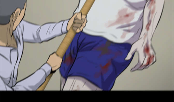 丧尸试炼场漫画,第14章：门外的女人5图