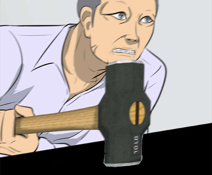 丧尸试炼场漫画,第14章：门外的女人3图