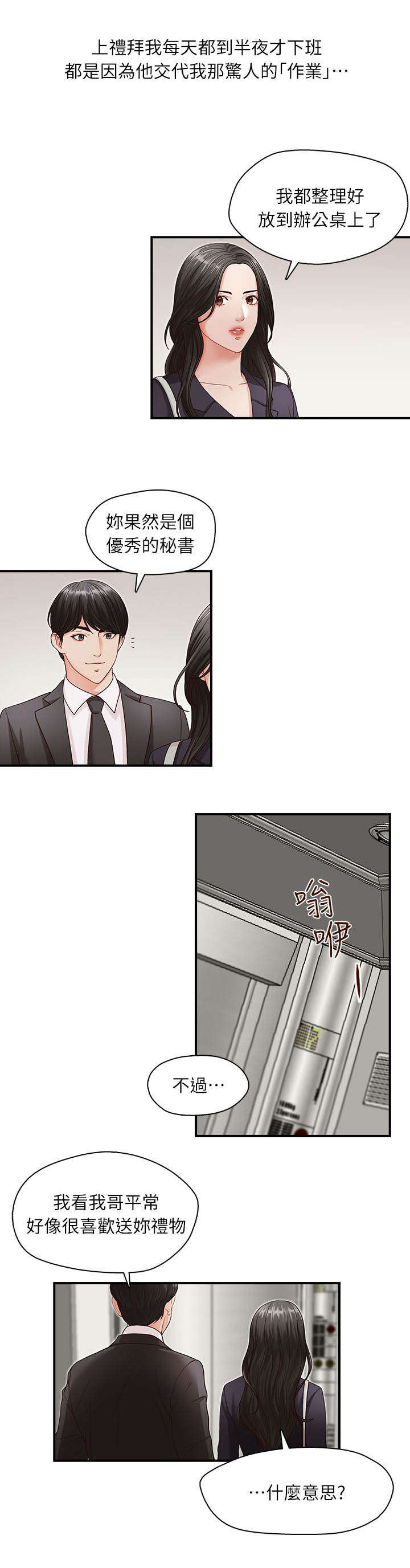 奇瑞4s店附近的店漫画,第5章：电梯1图