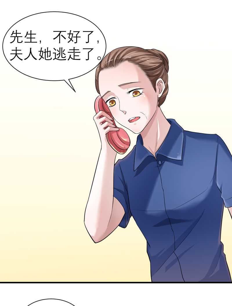 总裁的替嫁新娘动漫全集免费观看漫画,第21章：夫人逃跑了1图