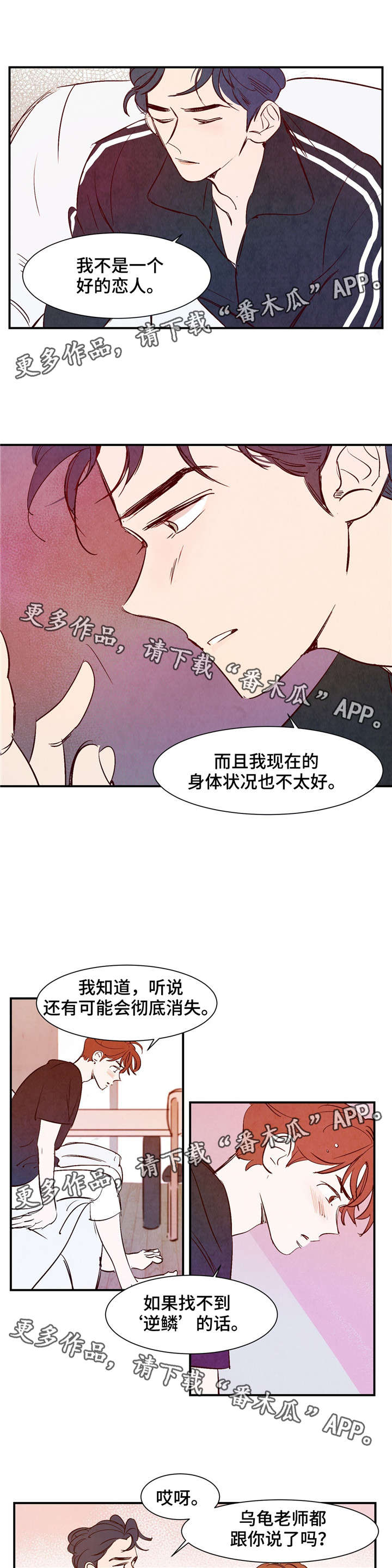寻鳞之旅漫画,第22章：不要爱上我2图