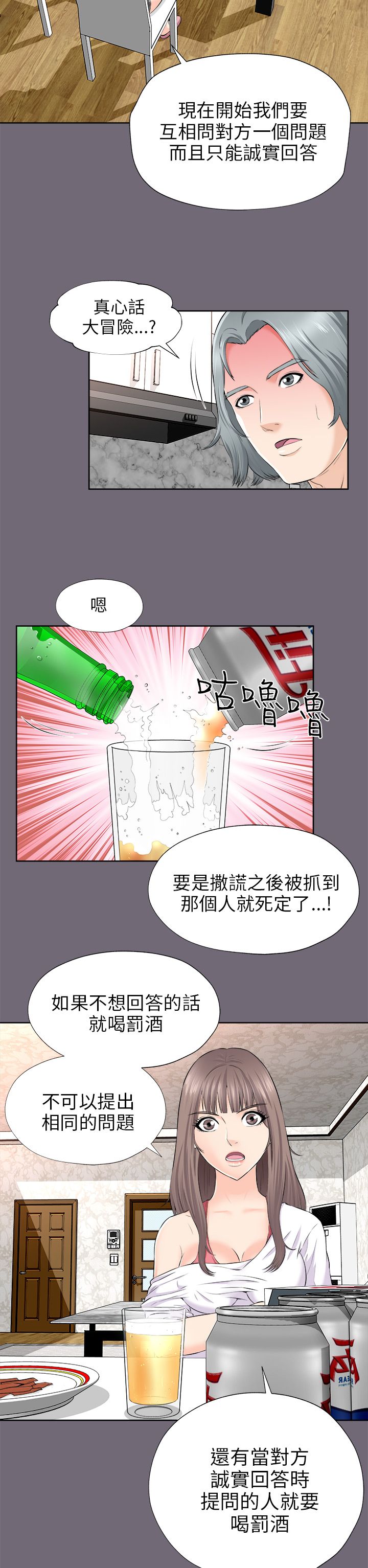 居家暖暖套装漫画,第4章：真心话大冒险3图