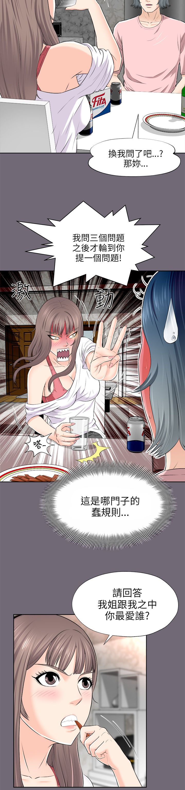 居家暖暖套装漫画,第4章：真心话大冒险1图